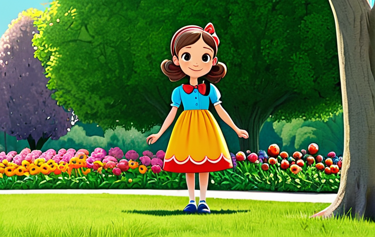 미미 캐릭터의 트렌드 변화 - Early 2000s Mimi - Cute & Simple**
"A charming, cartoon-style Mimi character reminiscent of early 2...