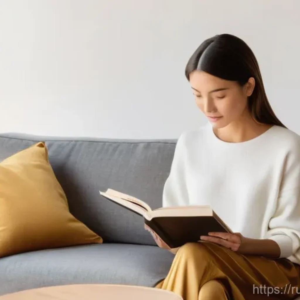 미미의 상품화 성공 요소 - **Prompt:** "A beautifully designed, modern living room bathed in the soft, golden light of late aft...