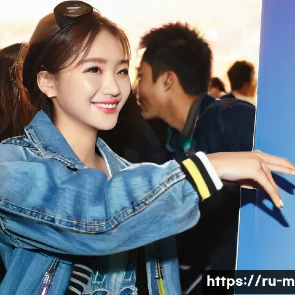 미미 팬미팅 사례 - **Prompt 1: Emotional Connection at a Fan Meeting**
"A close-up, candid shot of a pop star, a wo...